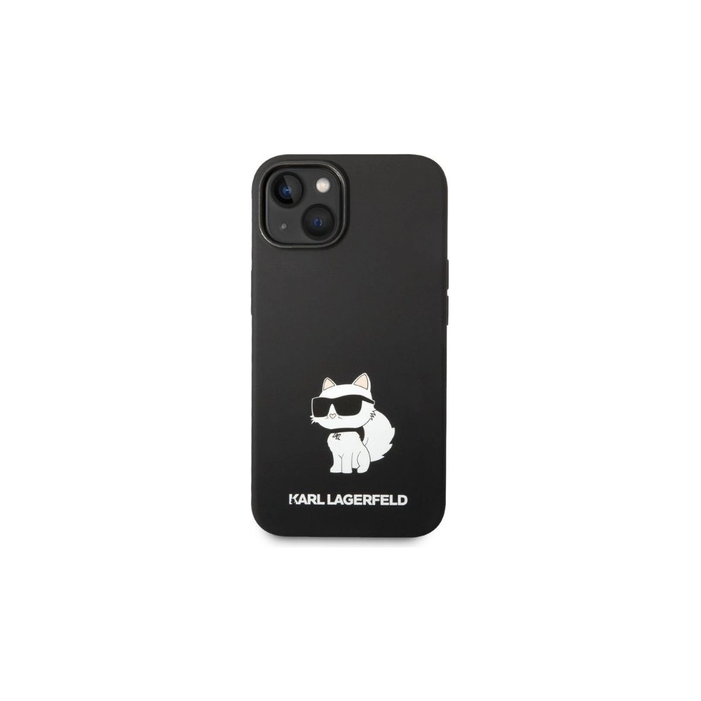 Etui Karl Lagerfeld KLHCP14MSNCHBCK Apple iPhone 14 Plus / 15 Plus hardcase negru/black Silicone Choupette
