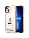 Etui Karl Lagerfeld KLHCP14SHNCHTCP Apple iPhone 14 roz/pink hardcase Ikonik Choupette