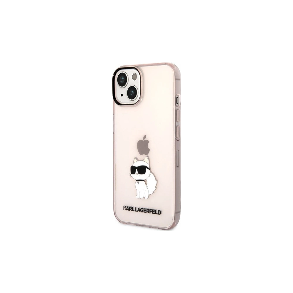 Hurtownia GSM - Etui Karl Lagerfeld KLHCP14SHNCHTCP Apple iPhone 14 różowy/pink hardcase Ikonik Choupette - KLD1280 - {ean13} - Hurt