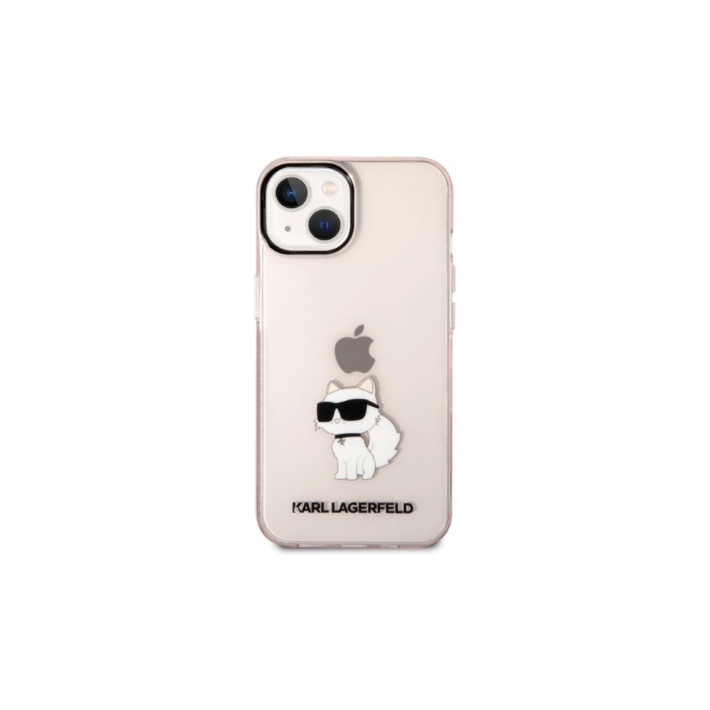 Hurtownia GSM - Etui Karl Lagerfeld KLHCP14SHNCHTCP Apple iPhone 14 różowy/pink hardcase Ikonik Choupette - KLD1280 - {ean13} - Hurt