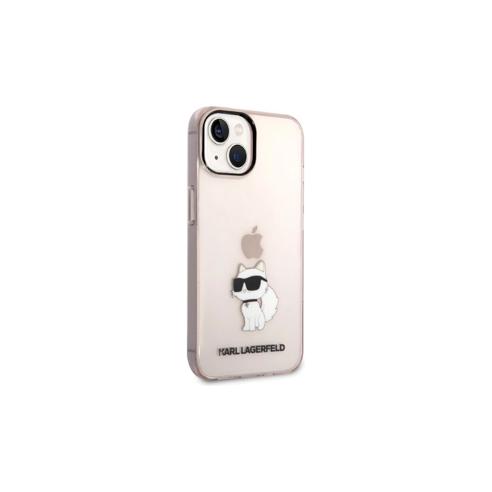 Hurtownia GSM - Etui Karl Lagerfeld KLHCP14SHNCHTCP Apple iPhone 14 różowy/pink hardcase Ikonik Choupette - KLD1280 - {ean13} - Hurt