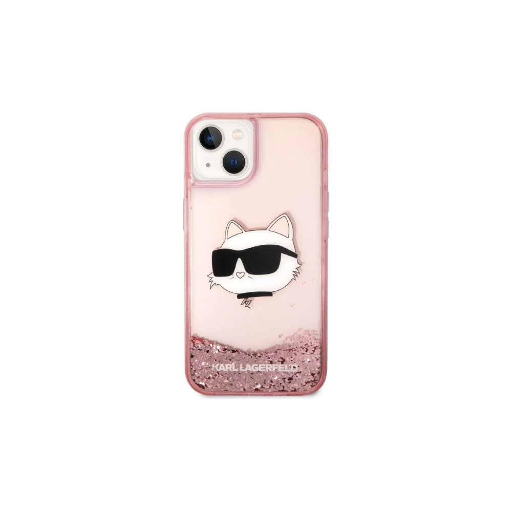 Hurtownia GSM - Etui Karl Lagerfeld KLHCP14SLNCHCP Apple iPhone 14 roz/pink hardcase Glitter Choupette Head - KLD1281 - {ean13} - Hurt
