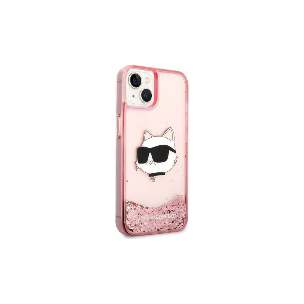 Hurtownia GSM - Etui Karl Lagerfeld KLHCP14SLNCHCP Apple iPhone 14 roz/pink hardcase Glitter Choupette Head - KLD1281 - {ean13} - Hurt