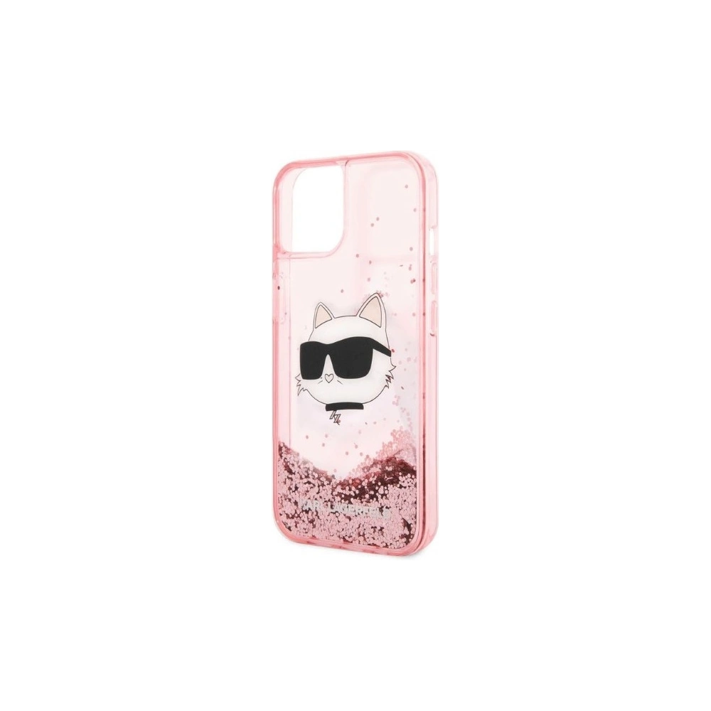 Hurtownia GSM - Etui Karl Lagerfeld KLHCP14SLNCHCP Apple iPhone 14 roz/pink hardcase Glitter Choupette Head - KLD1281 - {ean13} - Hurt
