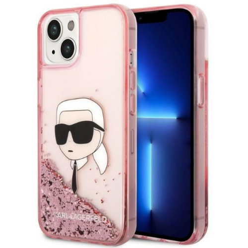 Hurtownia Karl Lagerfeld - 3666339086886 - KLD1282 - Etui Karl Lagerfeld KLHCP14SLNKHCP Apple iPhone 14 różowy/pink hardcase Glitter Karl Head - B2B homescreen