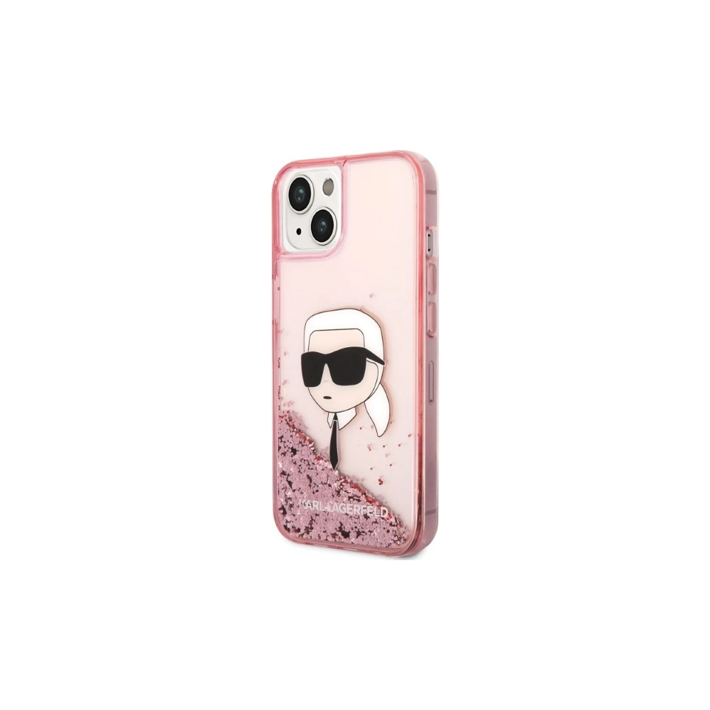 Hurtownia GSM - Etui Karl Lagerfeld KLHCP14SLNKHCP Apple iPhone 14 růžový/pink hardcase Glitter Karl Head - KLD1282 - {ean13} - Hurt