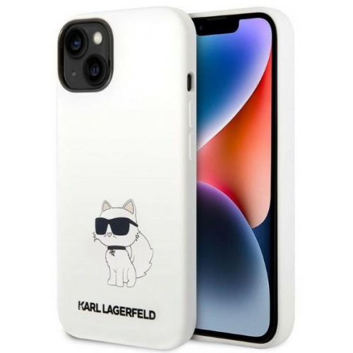 Hurtownia Karl Lagerfeld - 3666339086763 - KLD1283 - Etui Karl Lagerfeld KLHCP14SSNCHBCH Apple iPhone 14 hardcase biały/white Silicone Choupette - B2B homescreen
