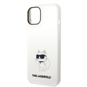Etui Karl Lagerfeld KLHCP14SSNCHBCH Apple iPhone 14 hardcase fehér/white Silicon Choupette
