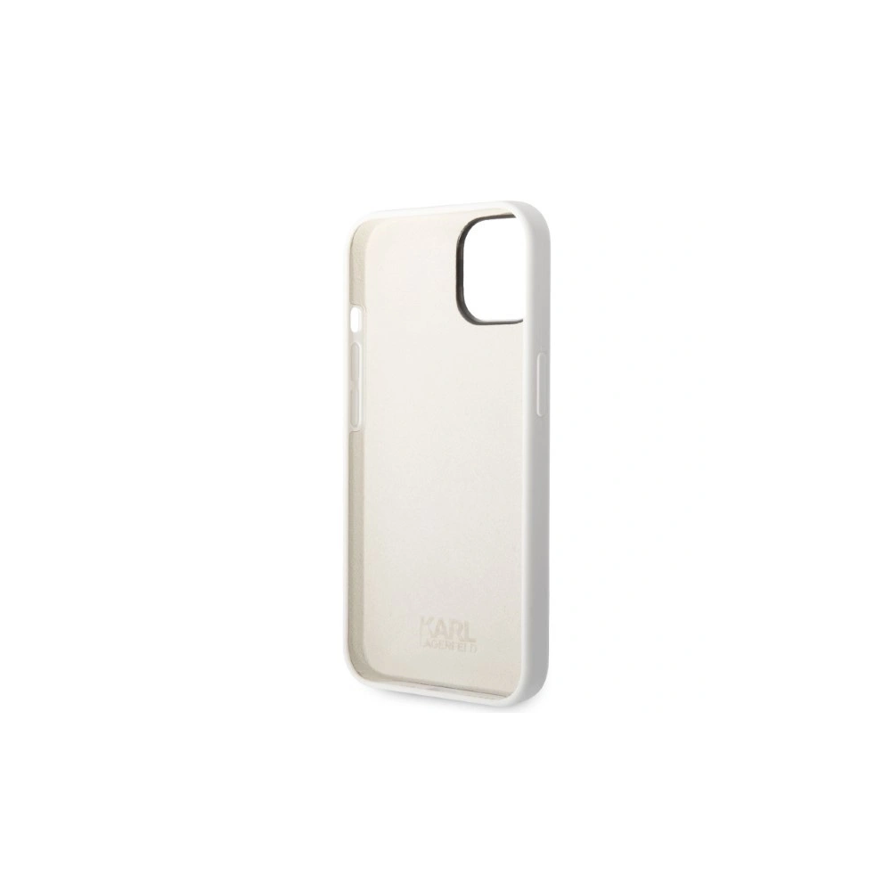 Hurtownia GSM - Etui Karl Lagerfeld KLHCP14SSNCHBCH Apple iPhone 14 hardcase bílý/white Silicone Choupette - KLD1283 - {ean13} - Hurt