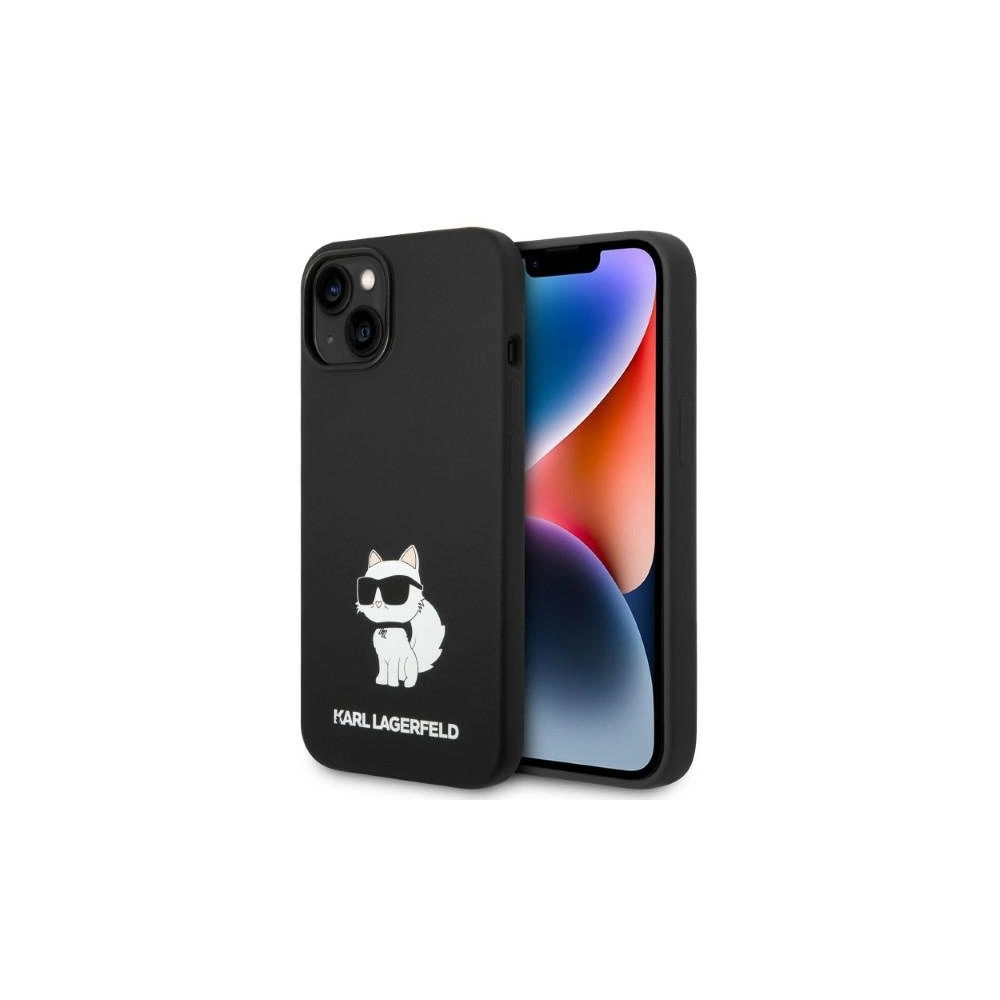 Hurtownia GSM - Etui Karl Lagerfeld KLHCP14SSNCHBCK Apple iPhone 14 hardcase černý/black Silicone Choupette - KLD1284 - {ean13} - Hurt