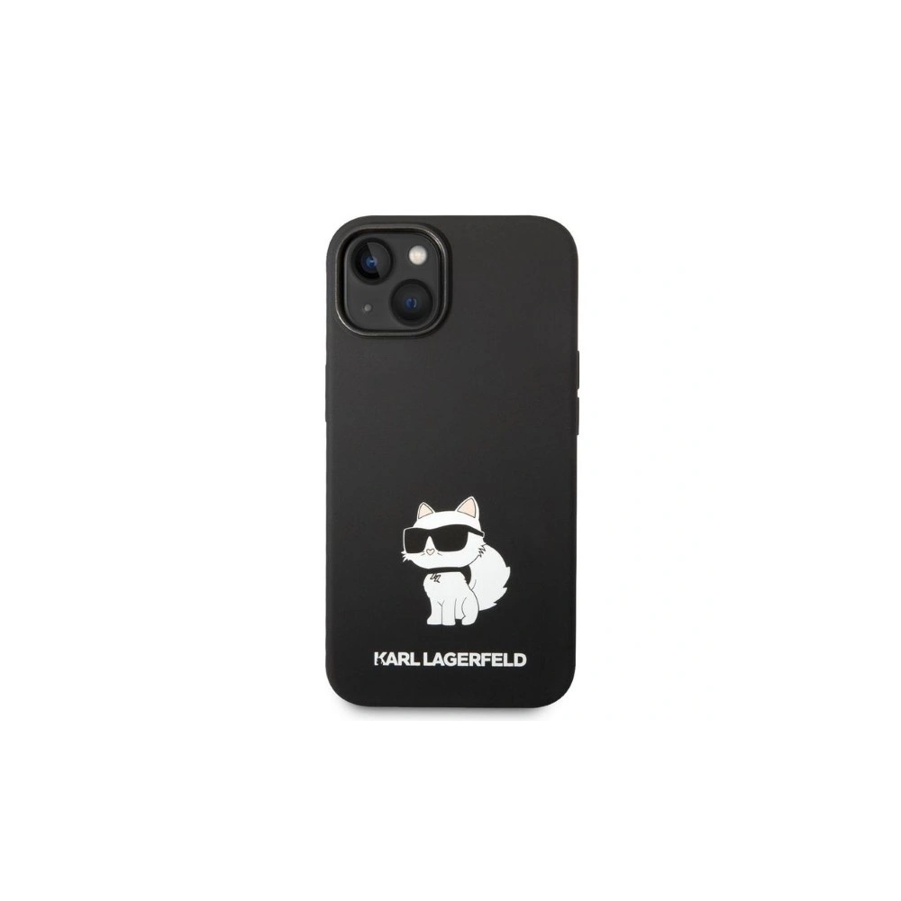 Hurtownia GSM - Etui Karl Lagerfeld KLHCP14SSNCHBCK Apple iPhone 14 hardcase černý/black Silicone Choupette - KLD1284 - {ean13} - Hurt