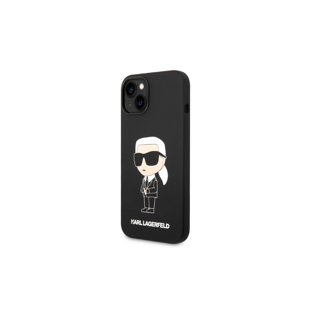 Hurtownia GSM - Etui Karl Lagerfeld KLHCP14SSNIKBCK Apple iPhone 14 hardcase černý/black Silicone Ikonik - KLD1285 - {ean13} - Hurt