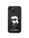 Hurtownia GSM - Etui Karl Lagerfeld KLHCP14SSNIKBCK Apple iPhone 14 hardcase černý/black Silicone Ikonik - KLD1285 - {ean13} - Hurt