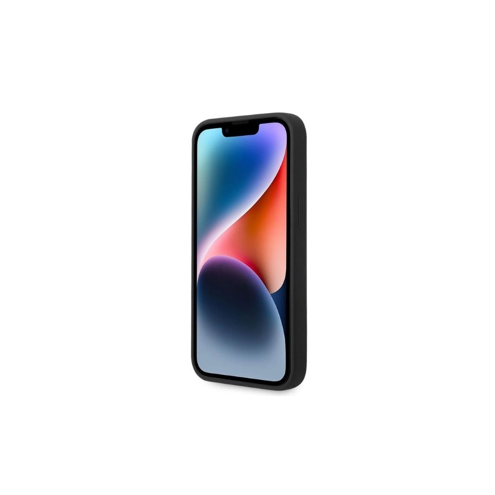 Etui Karl Lagerfeld KLHCP14SSNIKBCK Apple iPhone 14 kemény tok fekete/szilikon Ikonik