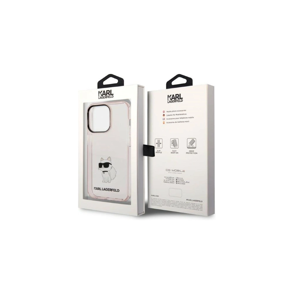 Hurtownia GSM - Case Karl Lagerfeld KLHCP14XHNCHTCP Apple iPhone 14 Pro Max rosa/pink Hardcase Ikonik Choupette - KLD1286 - {ean13} - Hurt