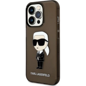 Case Karl Lagerfeld KLHCP14XHNIKTCK Apple iPhone 14 Pro Max schwarz/black hardcase Ikonik Case Karl Lagerfeld