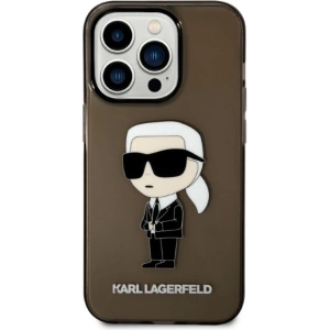 Etui Karl Lagerfeld KLHCP14XHNIKTCK Apple iPhone 14 Pro Max czarny/black hardcase Ikonik Etui Karl Lagerfeld