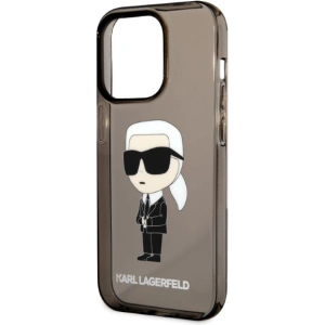 Etui Karl Lagerfeld KLHCP14XHNIKTCK Apple iPhone 14 Pro Max czarny/black hardcase Ikonik Etui Karl Lagerfeld
