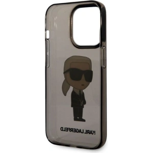 Etui Karl Lagerfeld KLHCP14XHNIKTCK Apple iPhone 14 Pro Max czarny/black hardcase Ikonik Etui Karl Lagerfeld