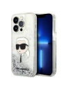Etui Karl Lagerfeld KLHCP14XLNKHCH Apple iPhone 14 Pro Max ezüst/silver hardcase Glitter Karl Head