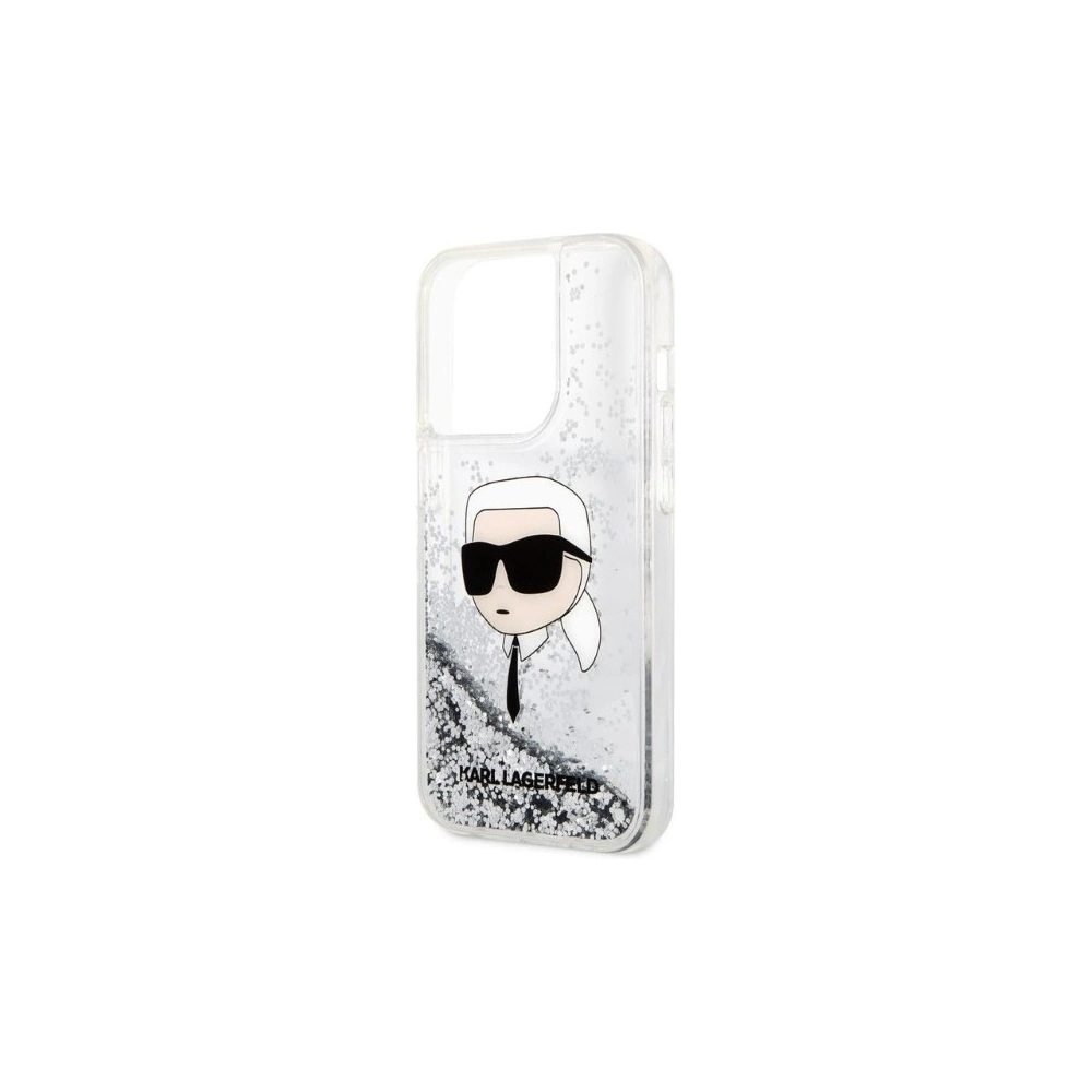 Hurtownia GSM - Case Karl Lagerfeld KLHCP14XLNKHCH Apple iPhone 14 Pro Max silber/hardcase Glitter Karl Head - KLD1289 - {ean13} - Hurt