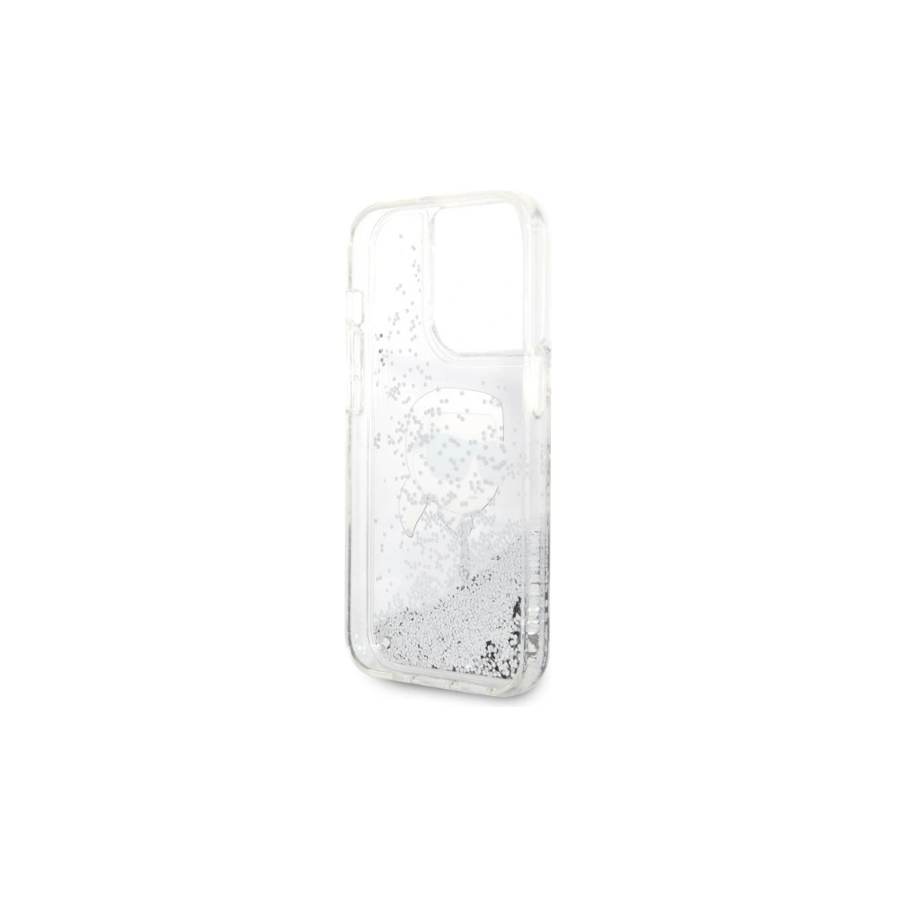 Hurtownia GSM - Etui Karl Lagerfeld KLHCP14XLNKHCH Apple iPhone 14 Pro Max ezüst/silver hardcase Glitter Karl Head - KLD1289 - {ean13} - Hurt