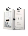 Hurtownia GSM - Etui Karl Lagerfeld KLHCP14XLNKHCH Apple iPhone 14 Pro Max ezüst/silver hardcase Glitter Karl Head - KLD1289 - {ean13} - Hurt