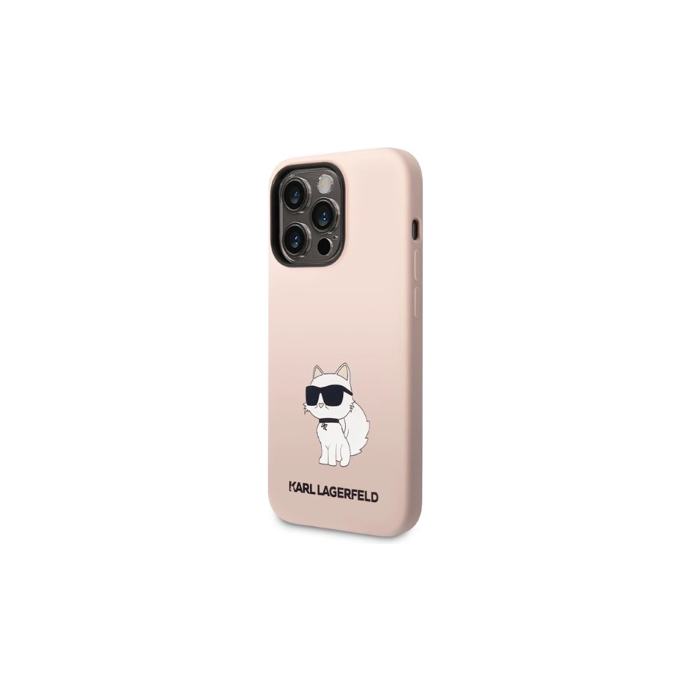 Hurtownia GSM - Etui Karl Lagerfeld KLHCP14XSNCHBCP Apple iPhone 14 Pro Max hardcase roz roz/pink Silicone Choupette - KLD1292 - {ean13} - Hurt