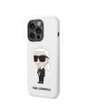 Hurtownia GSM - Etui Karl Lagerfeld KLHCP14XSNIKBCH Apple iPhone 14 Pro Max hardcase fehér/white Silicone Ikonik - KLD1293 - {ean13} - Hurt