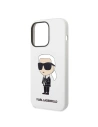 Hurtownia GSM - Etui Karl Lagerfeld KLHCP14XSNIKBCH Apple iPhone 14 Pro Max hardcase fehér/white Silicone Ikonik - KLD1293 - {ean13} - Hurt