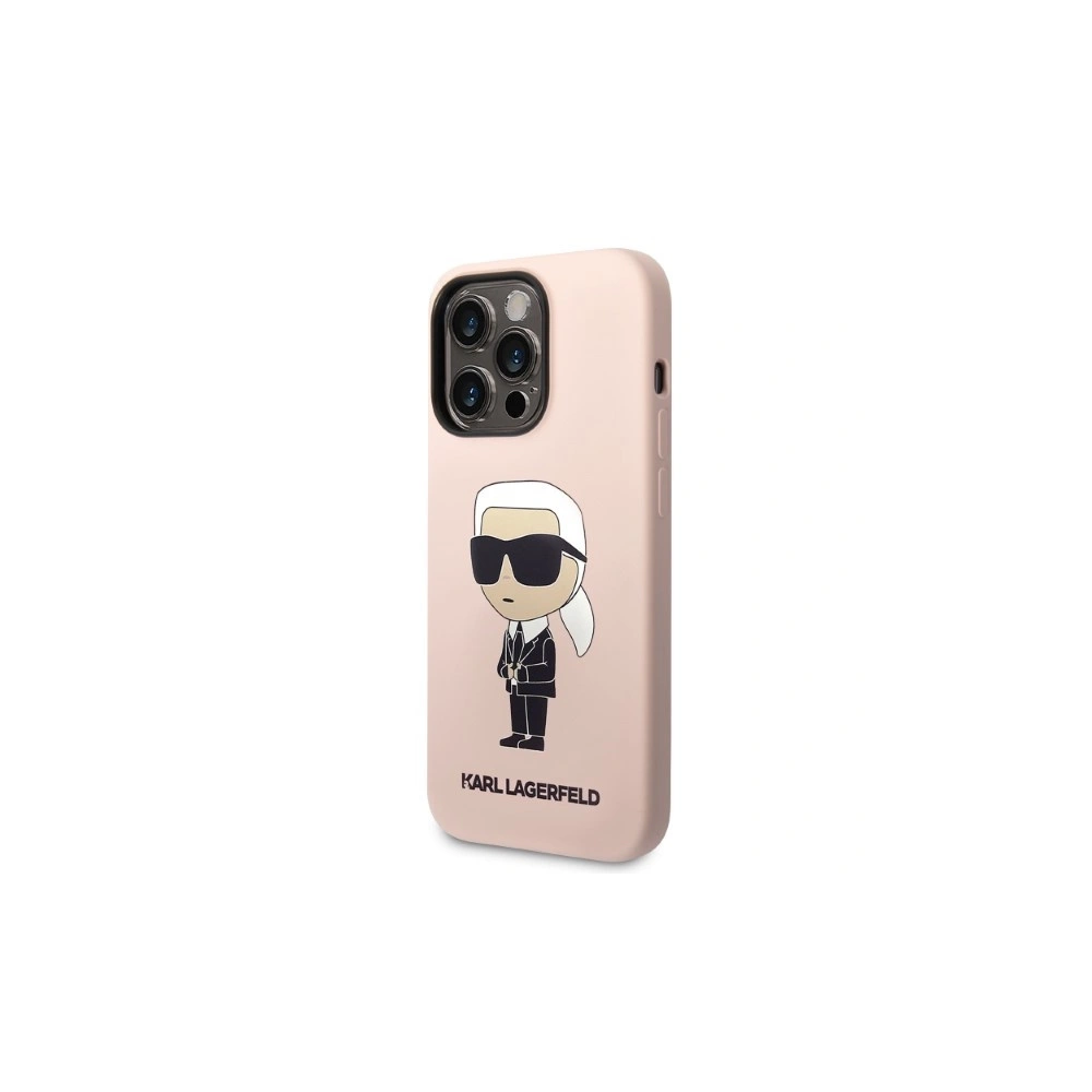 Hurtownia GSM - Case Karl Lagerfeld KLHCP14XSNIKBCP Apple iPhone 14 Pro Max Hardcase rosa/pink Silikon Ikonik - KLD1295 - {ean13} - Hurt