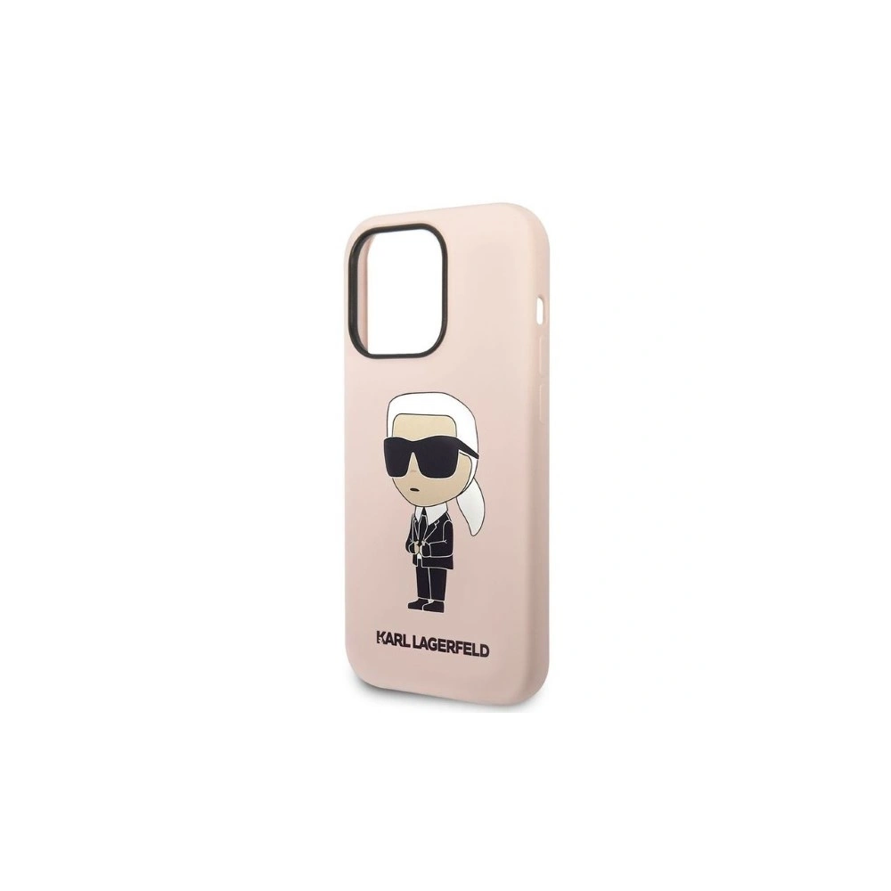 Hurtownia GSM - Case Karl Lagerfeld KLHCP14XSNIKBCP Apple iPhone 14 Pro Max Hardcase rosa/pink Silikon Ikonik - KLD1295 - {ean13} - Hurt