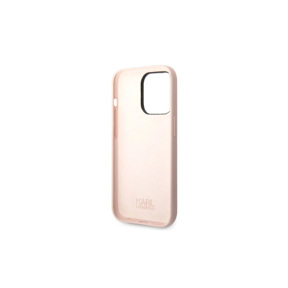 Hurtownia GSM - Case Karl Lagerfeld KLHCP14XSNIKBCP Apple iPhone 14 Pro Max Hardcase rosa/pink Silikon Ikonik - KLD1295 - {ean13} - Hurt