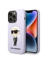 Etui Karl Lagerfeld KLHCP14XSNIKBCU Apple iPhone 14 Pro Max hardcase purpurowy/purple Silicone Ikonik