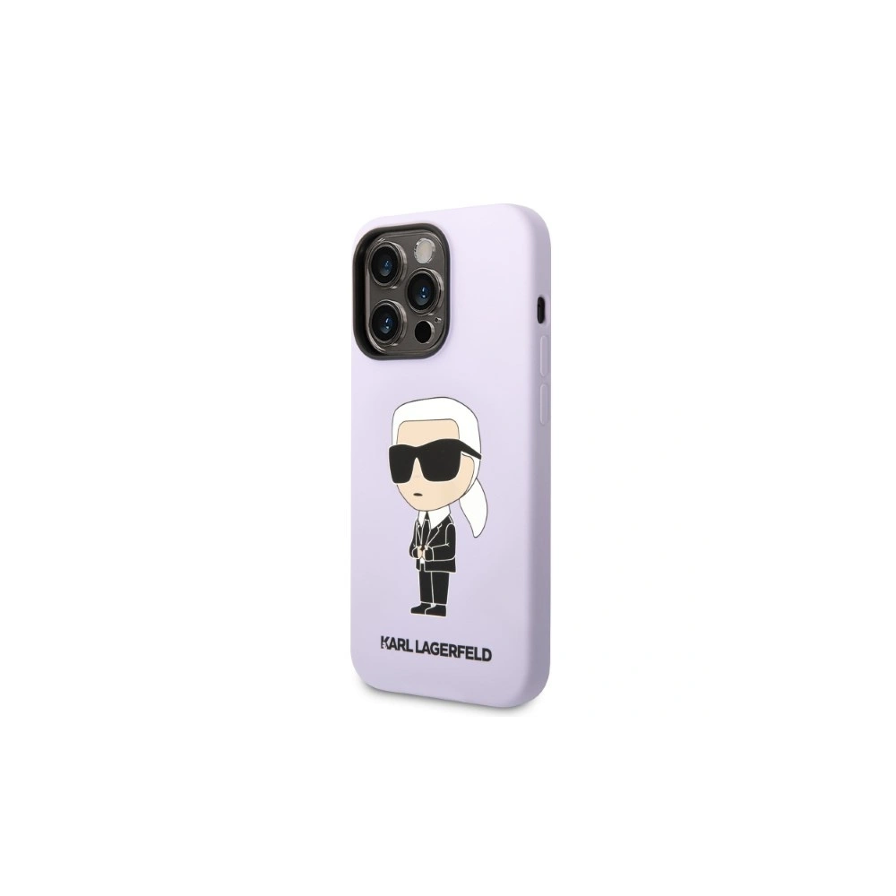 Hurtownia GSM - Case Karl Lagerfeld KLHCP14XSNIKBCU Apple iPhone 14 Pro Max Hardcase lila/purple Silikon Ikonik - KLD1296 - {ean13} - Hurt