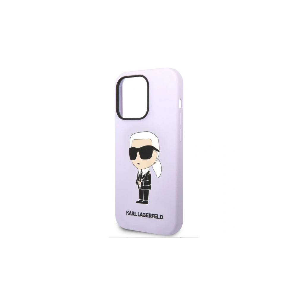 Hurtownia GSM - Case Karl Lagerfeld KLHCP14XSNIKBCU Apple iPhone 14 Pro Max Hardcase lila/purple Silikon Ikonik - KLD1296 - {ean13} - Hurt