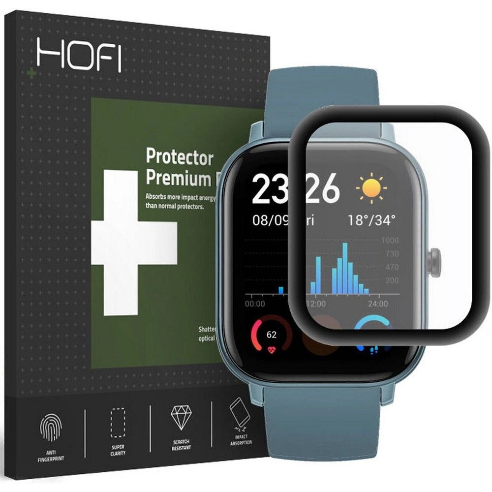 Hurtownia GSM - Hibrid üveg Hofi Hybrid Pro+ Xiaomi Amazfit GTS Fekete - HOFI321 - {ean13} - Hurt