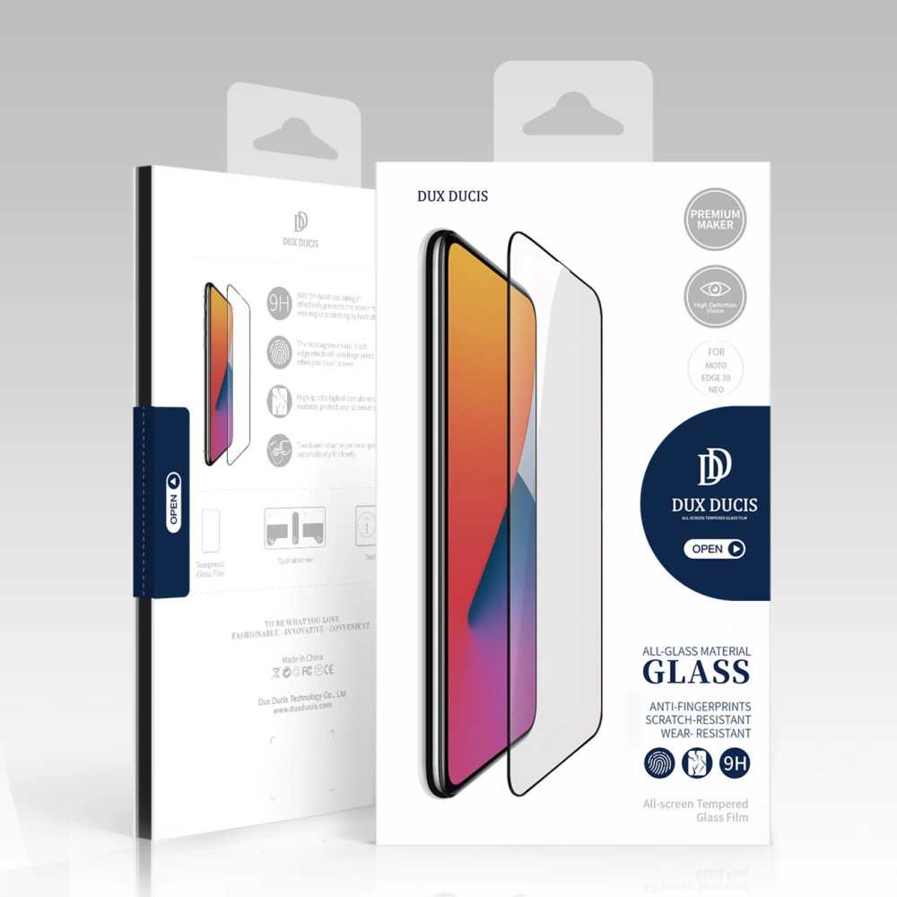 Wholesale Dux Ducis 10D Tempered Glass Motorola Edge 30 Neo black (case friendly) - DDS1391 - {ean13} - Hurt