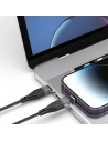 Hurtownia GSM - Kabel magnetický Tech-Protect Ultraboost 2in1 Magnetic Cable Lightning & USB-C PD 60W 3A 100cm Černý - THP1610 - {ean13} - Hurt