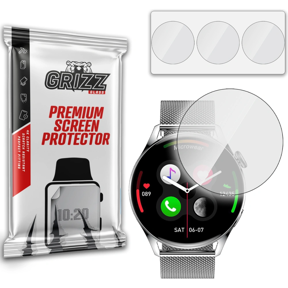 Folia hydrożelowa GrizzGlass Hydrofilm do Watchmark Wear3