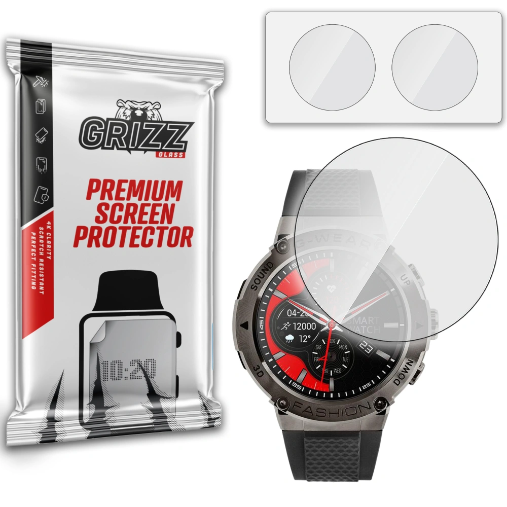 Hurtownia GSM - Szkło hybrydowe GrizzGlass HybridGlass do Smartwatch G-Wear - GRZ3726 - {ean13} - Hurt