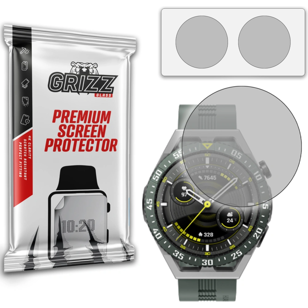 Hurtownia GSM - Matt fólia GrizzGlass PaperScreen Huawei Watch GT 3 SE 46mm-hez - GRZ3865 - {ean13} - Hurt
