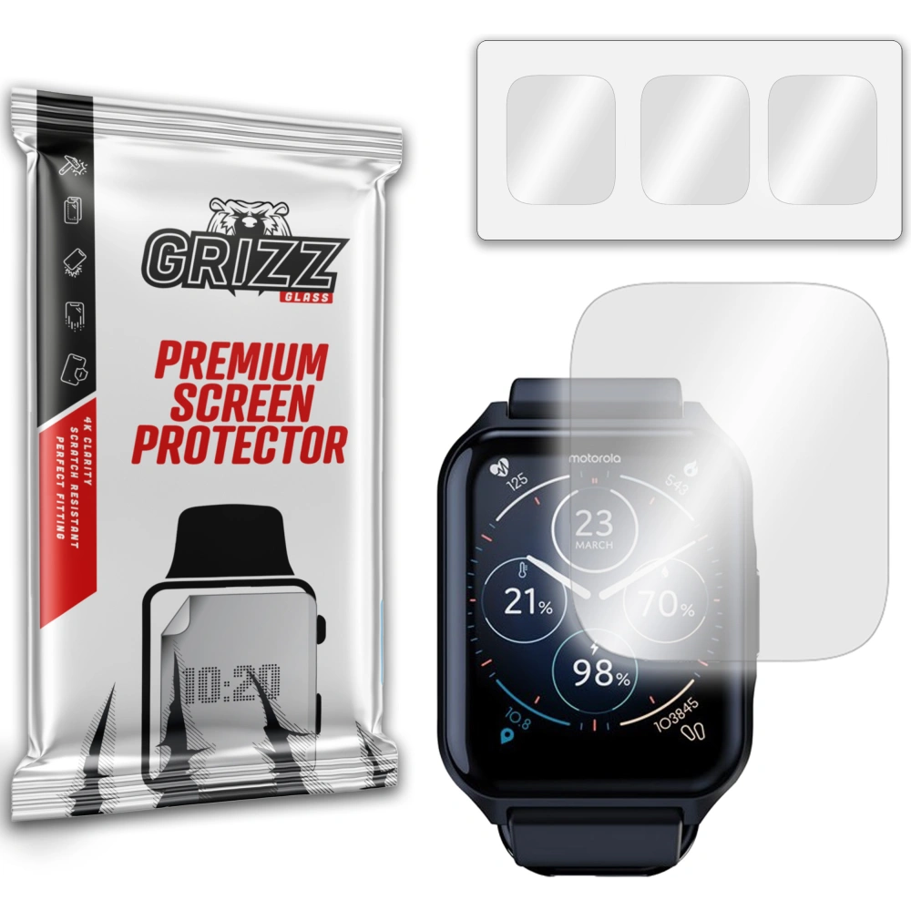 Wholesale GrizzGlass Hydrofilm Motorola Moto Watch 70 - GRZ3866 - {ean13} - Hurt