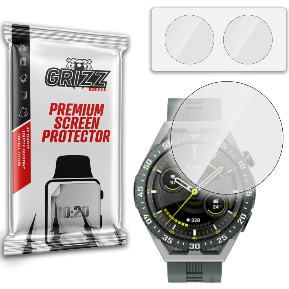 Hurtownia GSM - Hibrid üveg GrizzGlass HybridGlass Huawei Watch GT 3 SE 46mm-hez - GRZ3867 - {ean13} - Hurt