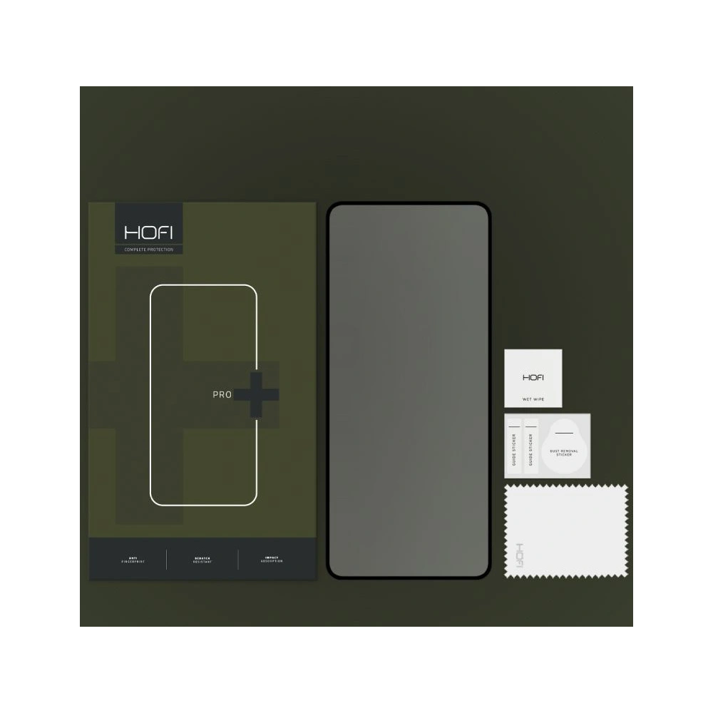 Hurtownia GSM - Gehärtetes Glas Hofi Glass Pro+ Realme 10 4G Schwarz - HOFI322 - {ean13} - Hurt