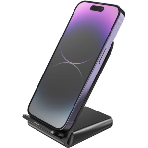 Hurtownia GSM - Vezeték nélküli töltő Tech-Protect Qi15W-S2 Wireless Charger 15W Fekete - THP1614 - {ean13} - Hurt