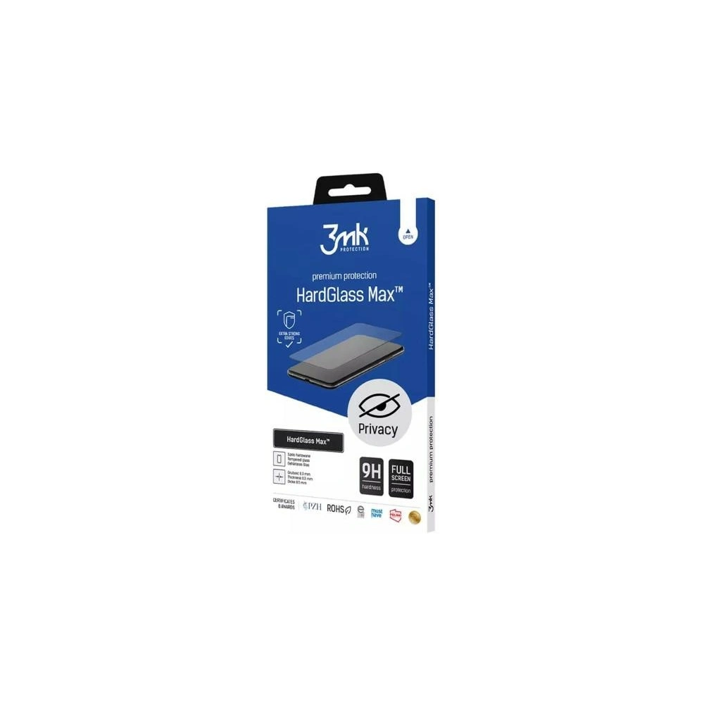 Hurtownia GSM - Sticlă securizată 3MK HardGlass Max Privacy Apple iPhone 14 Pro neagră - 3MK4288 - {ean13} - Hurt