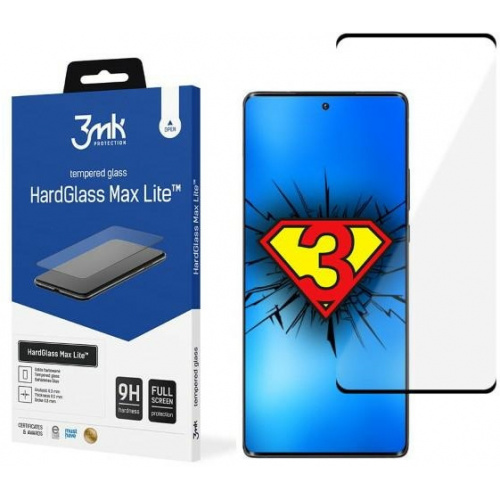 3MK Distributor - 5903108493017 - 3MK4292 - 3MK HardGlass Max Lite Motorola Edge 30 Ultra black - B2B homescreen