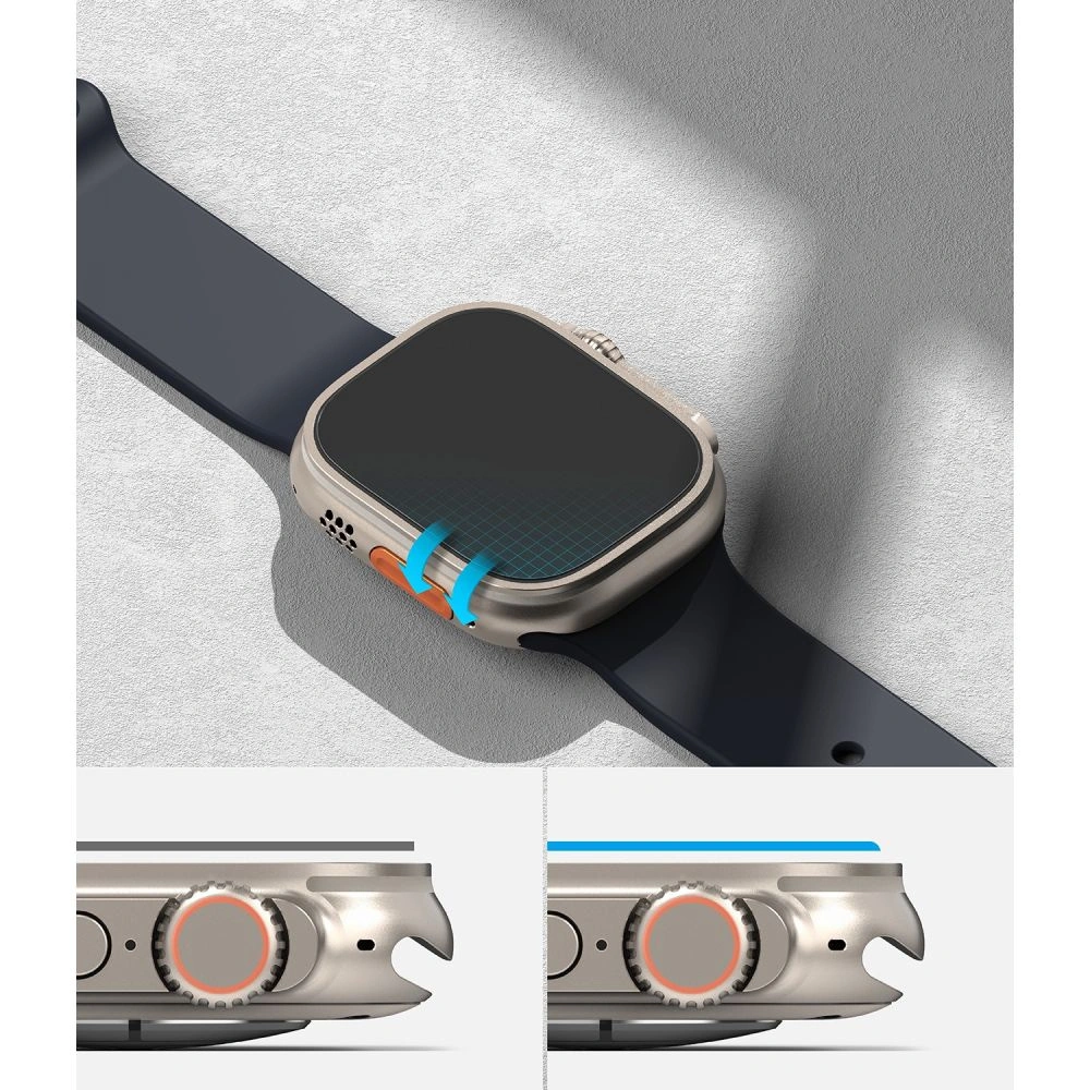 Hurtownia GSM - Gehärtetes Glas Ringke ID Glass Apple Watch Ultra 49mm Klar [4 PACK] - RGK1726 - {ean13} - Hurt