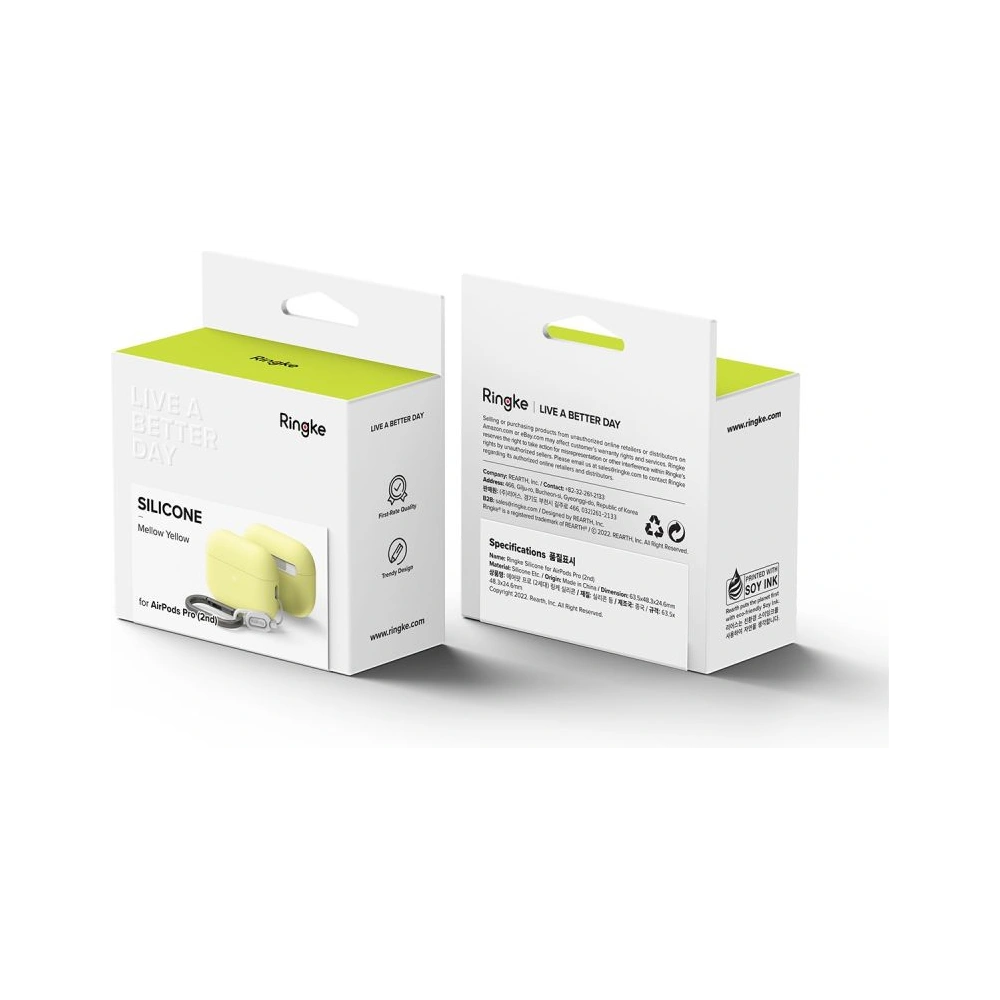 Hurtownia GSM - Case Ringke Silikon Apple AirPods Pro 2/1 Mellow Yellow - RGK1730 - {ean13} - Hurt
